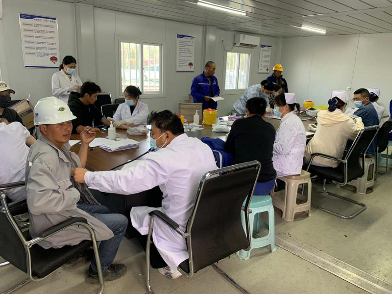 華北公司日照項目部開展“心系職工送健康、愛心體檢暖人心”活動
