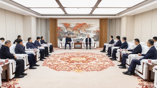 莫鼎革會(huì)見(jiàn)渭南市委副書記、市長(zhǎng)陳曉勇